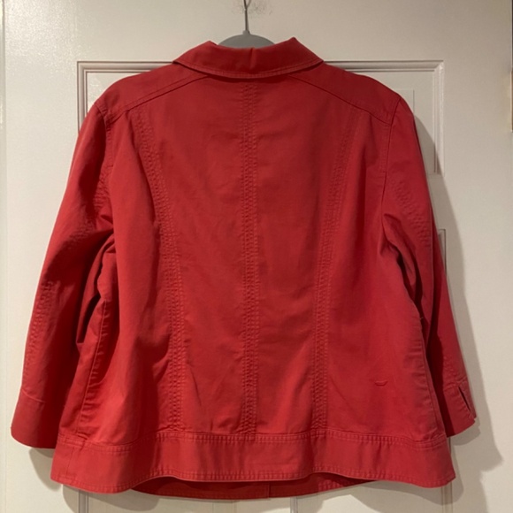 Charter Club 2X Pink Coral Button-Up Jacket – Excellent Condition - Picture 2 of 9
